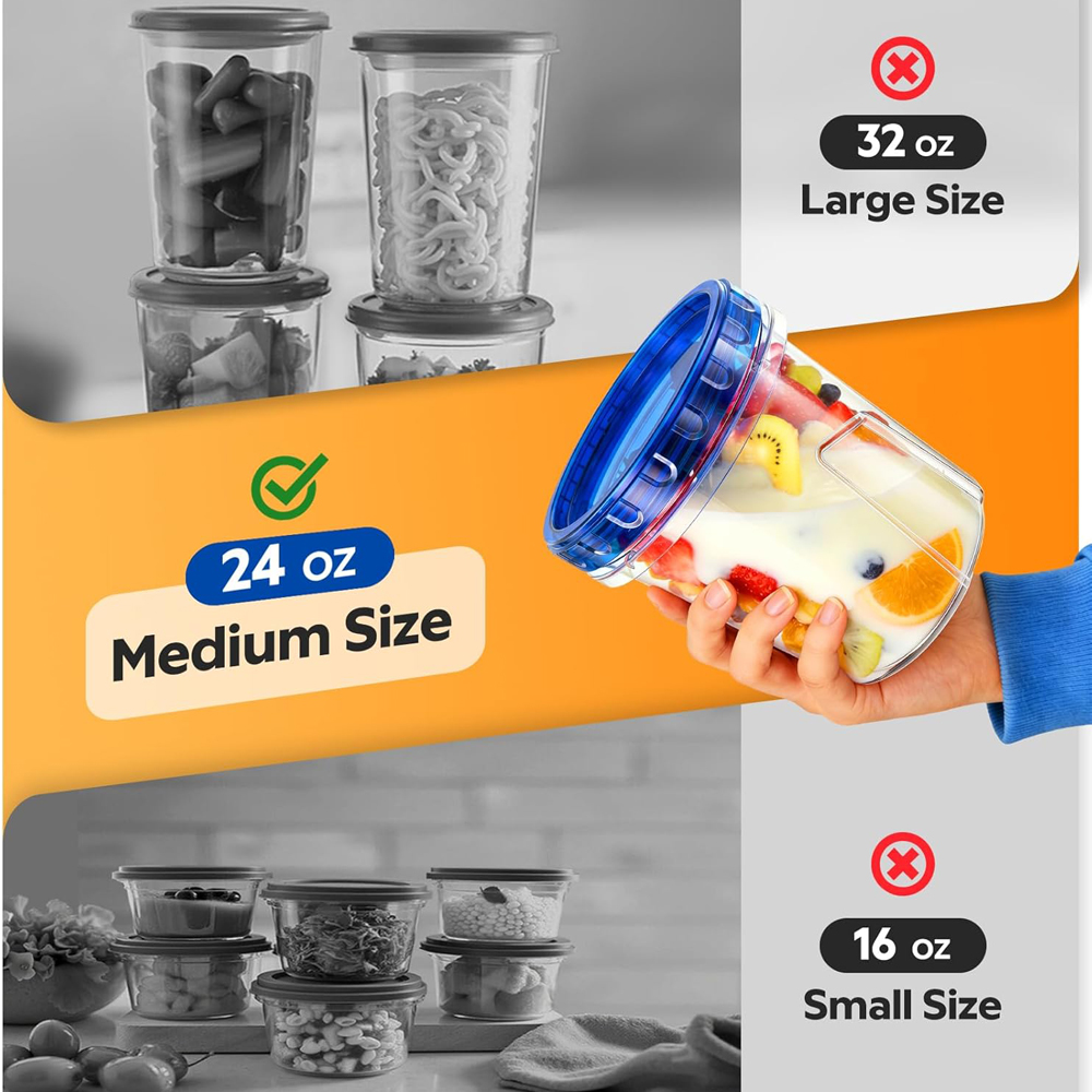 Freezer Storage Containers Air - Food Storage Prep Containers recensione e prezzo
