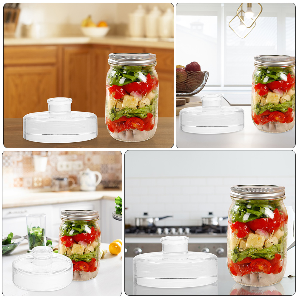 2 Pcs Fermented Glass Weights  - Mason Jar Wide Mouth recensione e prezzo