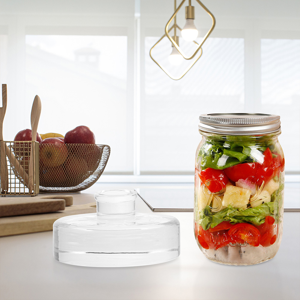 2 Pcs Fermented Glass Weights  - Mason Jar Wide Mouth recensione e prezzo