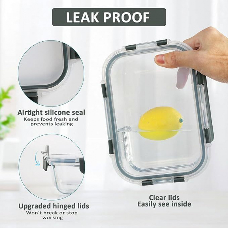 Glass Food Storage Container W - Food Storage Drawer Organizer recensione e prezzo