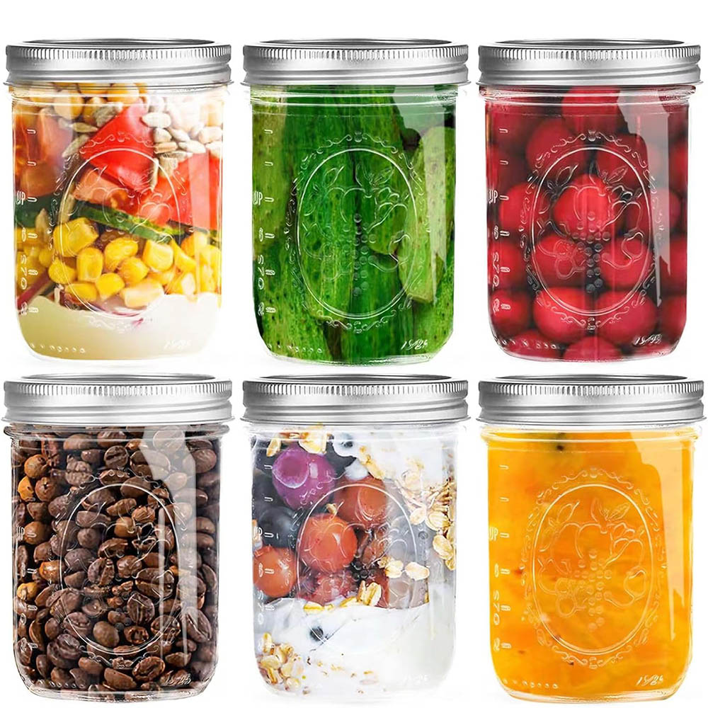 16oz Wide Mouth Mason Jars wit - Mason Jar Wide Mouth recensione e prezzo