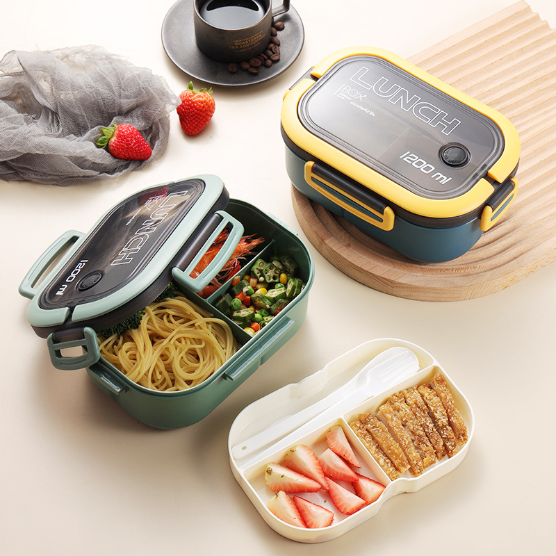 Single Double-layer Lunch Box  - Food Storage Drawer Organizer recensione e prezzo