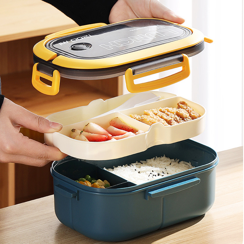 Single Double-layer Lunch Box  - Food Storage Drawer Organizer recensione e prezzo