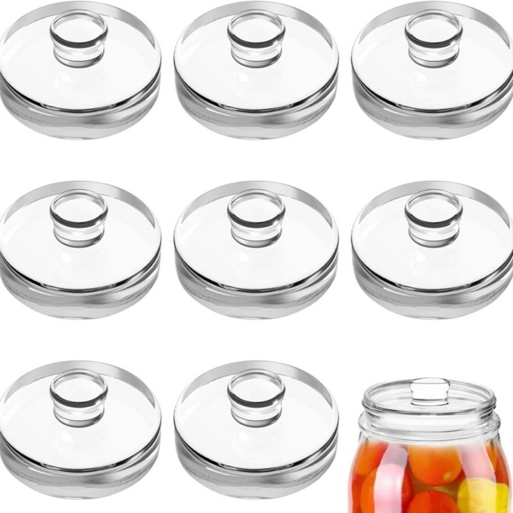 Fermented Glass Weights Clear  - Mason Jar Wide Mouth recensione e prezzo