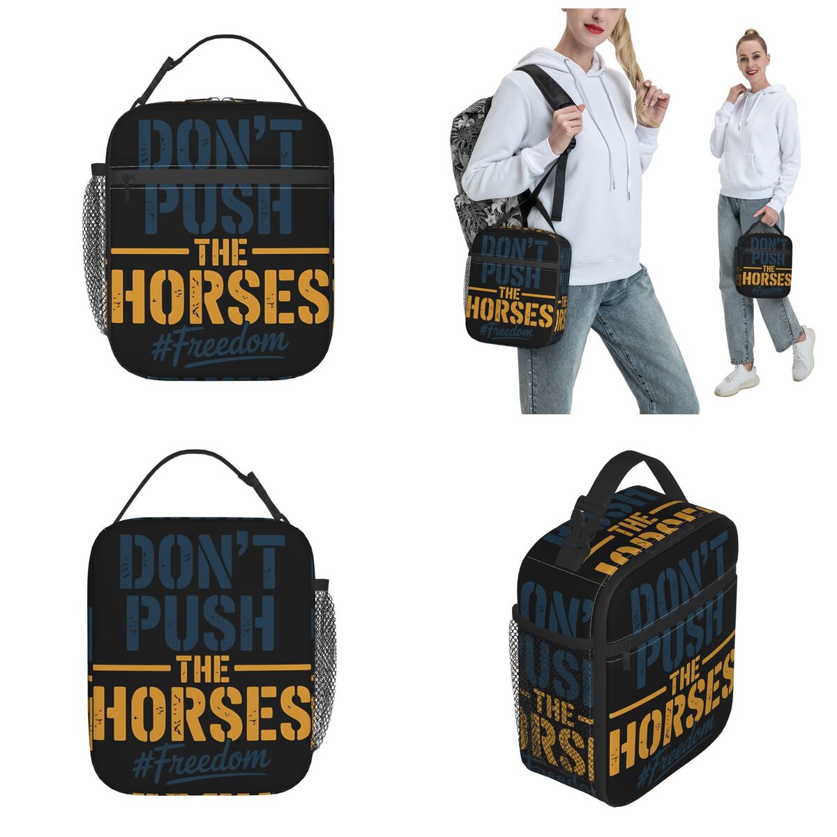 Don't Push The Horses Merch In - Food Storage Quotes recensione e prezzo