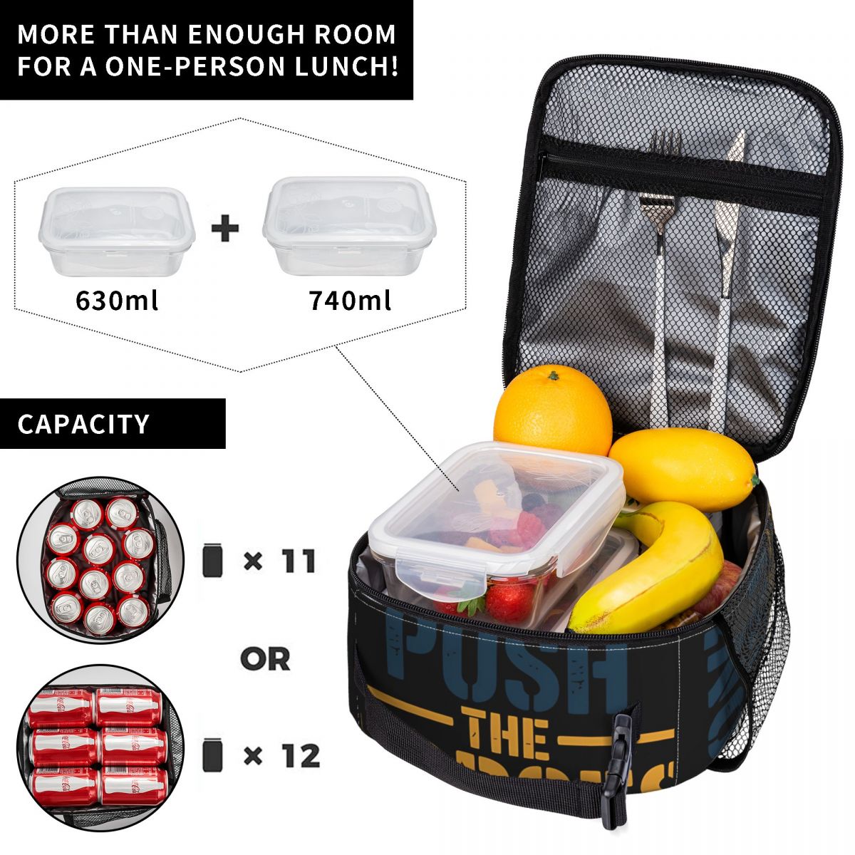 Don't Push The Horses Merch In - Food Storage Quotes recensione e prezzo