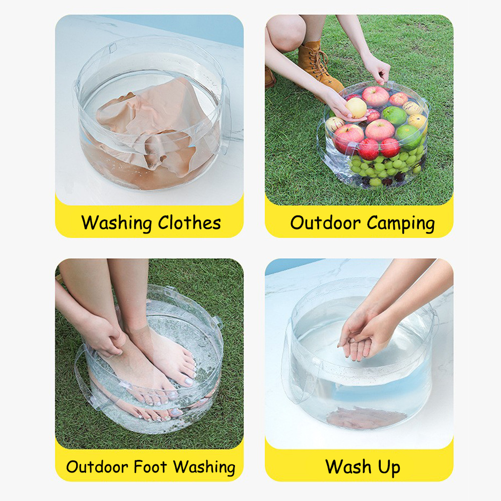 Foldable Transparent Bucket Pi - Food Storage Not Plastic recensione e prezzo