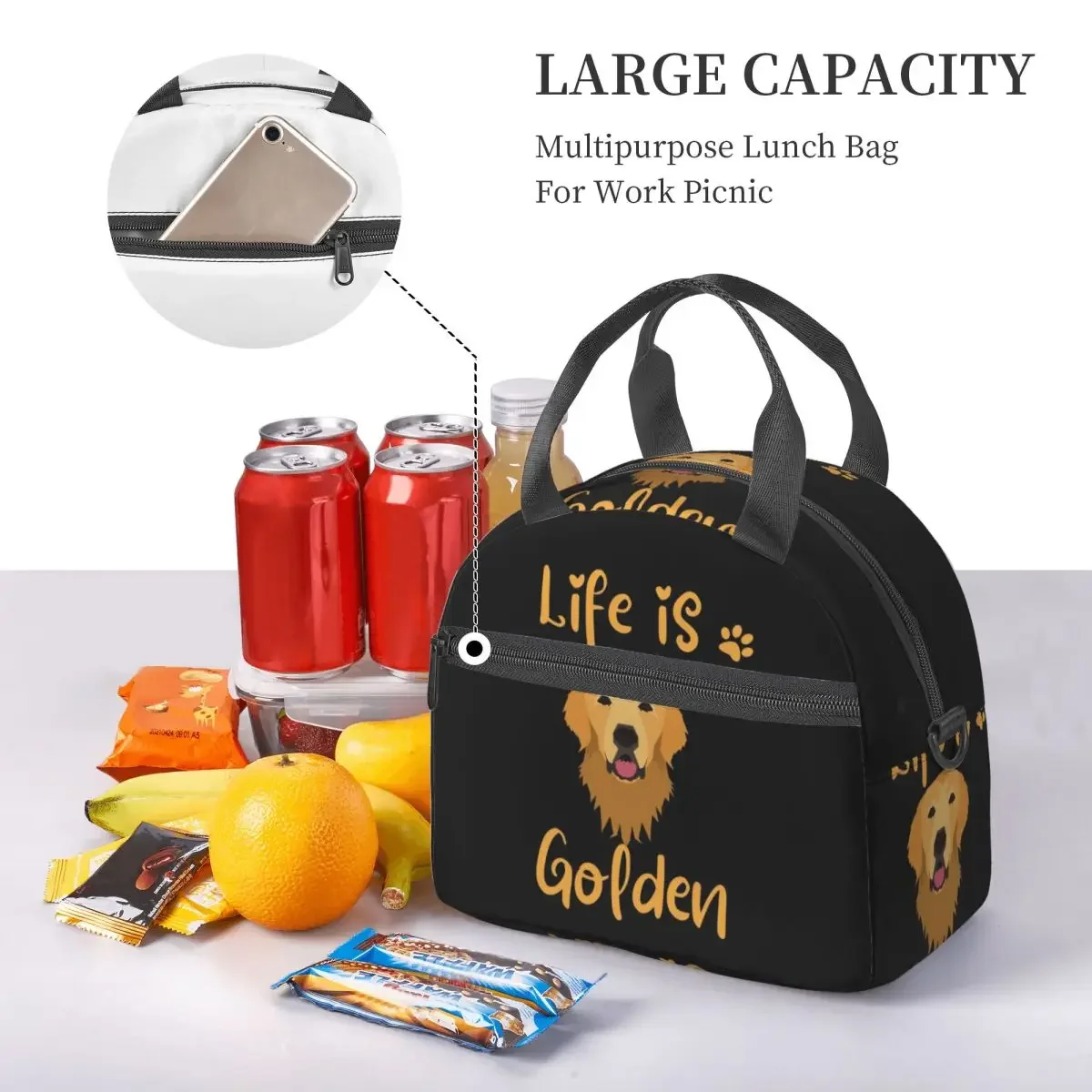 GOLDEN RETRIEVER Quote Insulat - Food Storage Quotes recensione e prezzo