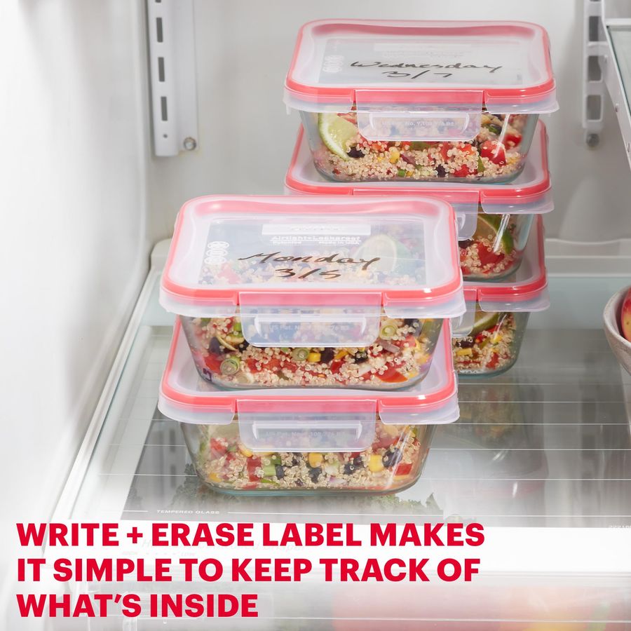 Freshlock 5Pack, 4 Cup Glass F - Food Storage Prep Containers recensione e prezzo