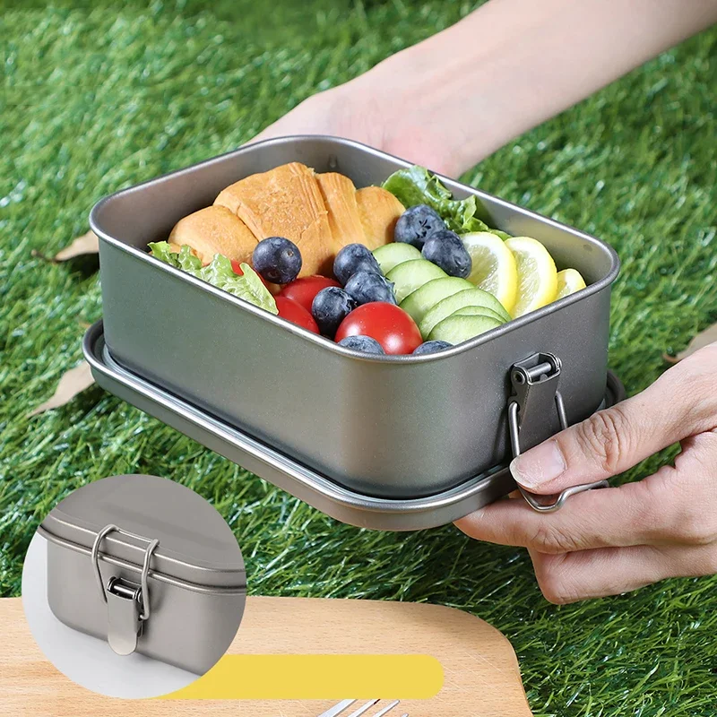 Titanium Lunch Box 800/1200ml  - Food Storage Not Plastic recensione e prezzo