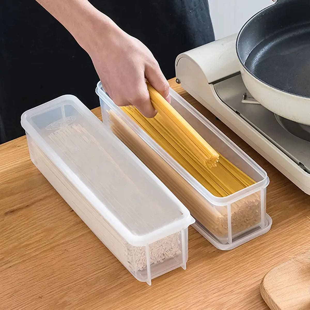 1 Plastic Transparent Storage  - Food Storage Order recensione e prezzo